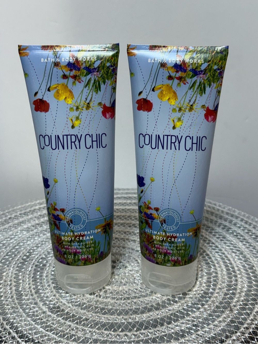 BBW Country Chic Body Cream Set of 2 NWT